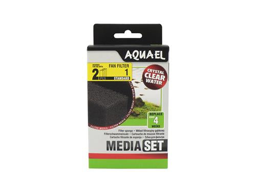 AQUAEL FAN 1 PLUS FILTER SPONGE (2PC)
