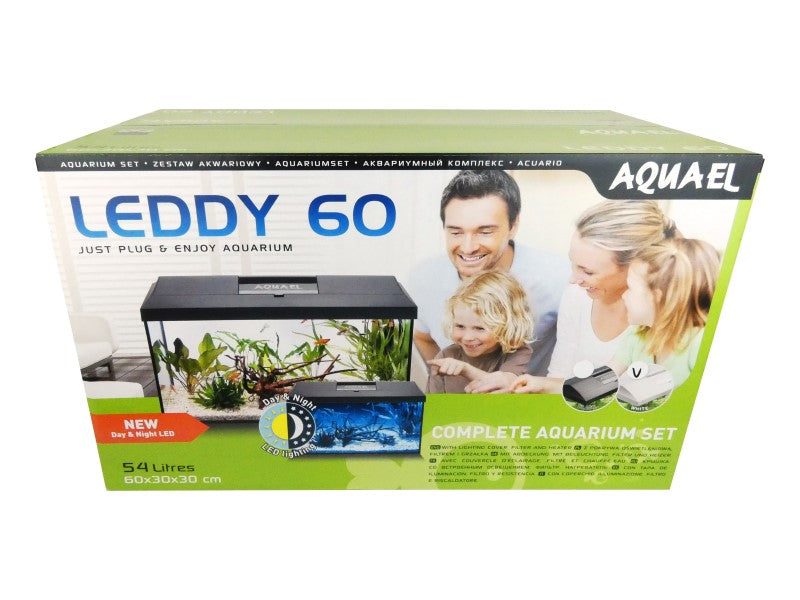 LEDDY WHITE TROPICAL AQUARIUM 60CM 54LT