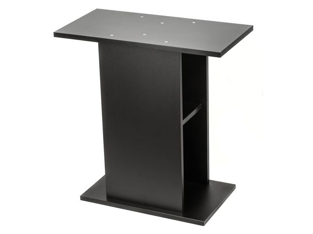 LEDDY 60 BLACK PEDESTAL STAND W SHELF