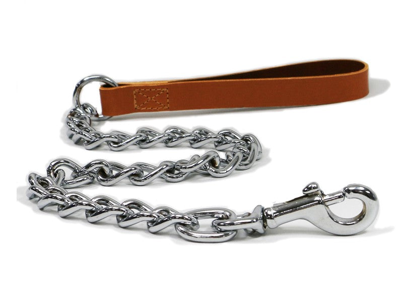 EXTRA HEAVY CHAIN LEAD TAN 30"