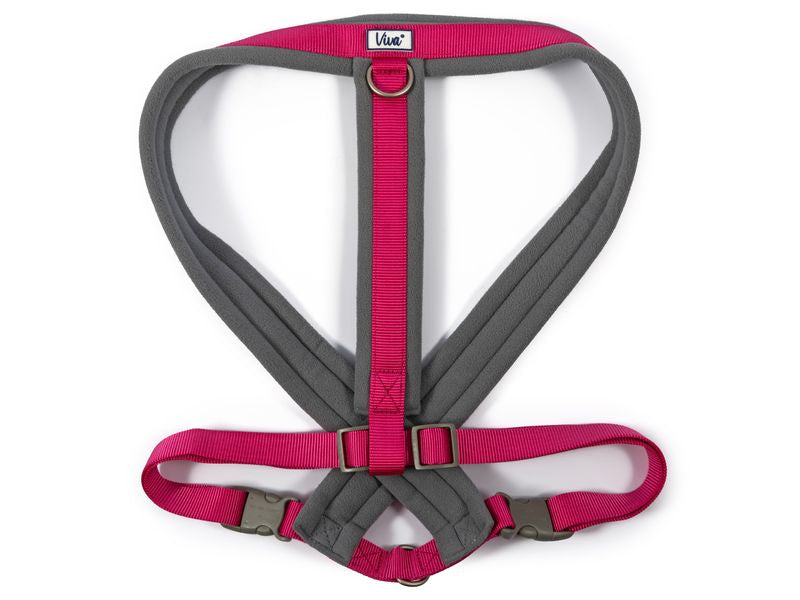 VIVA PADDED HARNESS PINK XXLARGE