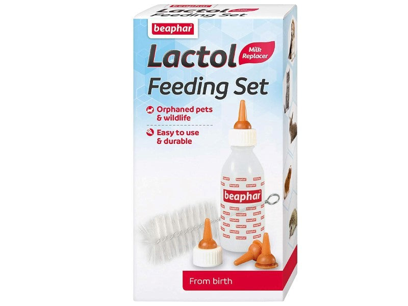 BEAPHAR LACTOL FEEDING SET INC BOTTLE