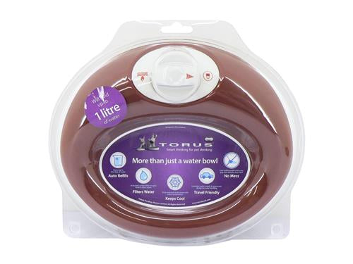 TORUS 1L WATER BOWL RED