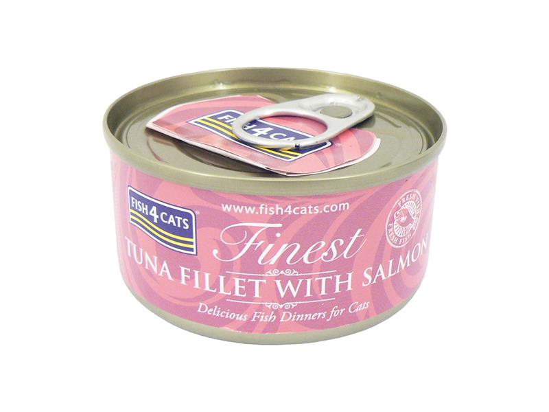 F4C Tuna & Salmon 70G Cat Food Tin