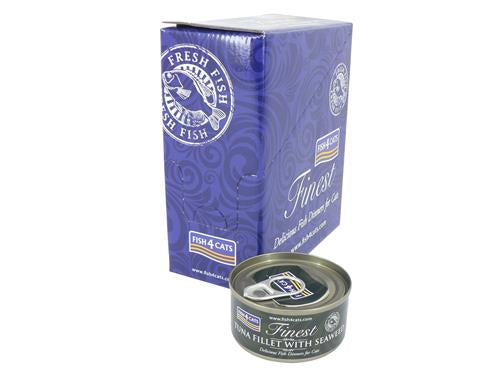 F4C Tuna & Seaweed 70G Cat Food Tin
