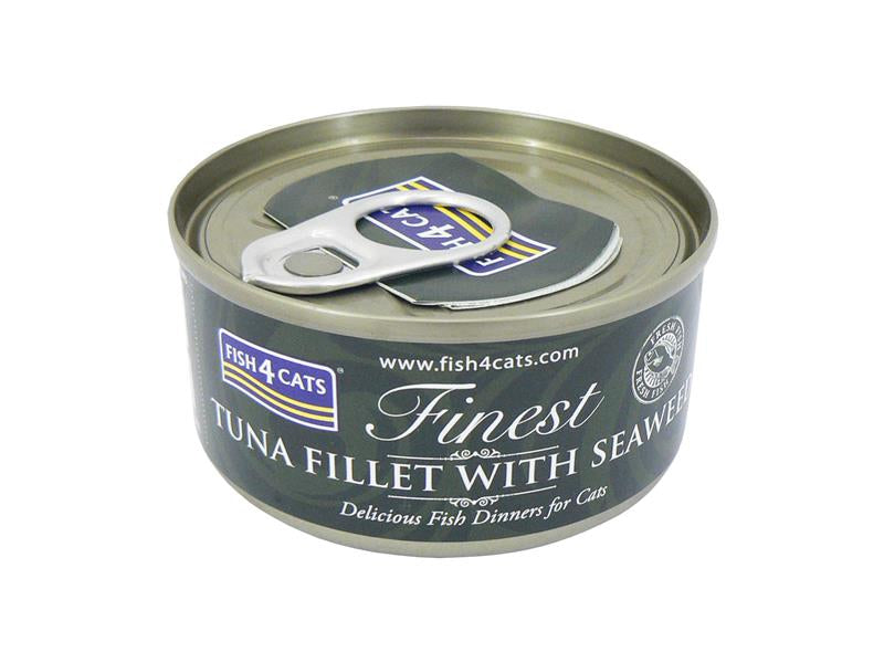 F4C Tuna & Seaweed 70G Cat Food Tin