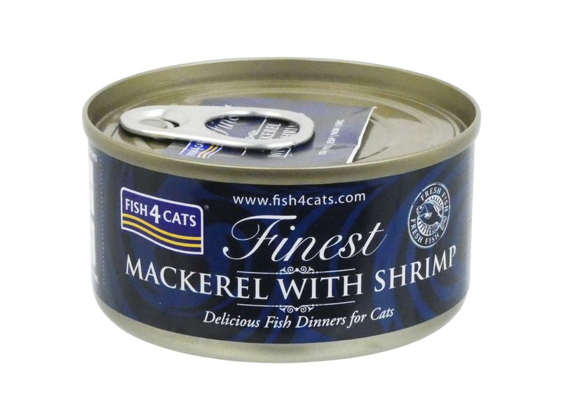 F4C Macheral & Shrimp 70G Cat Food Tin