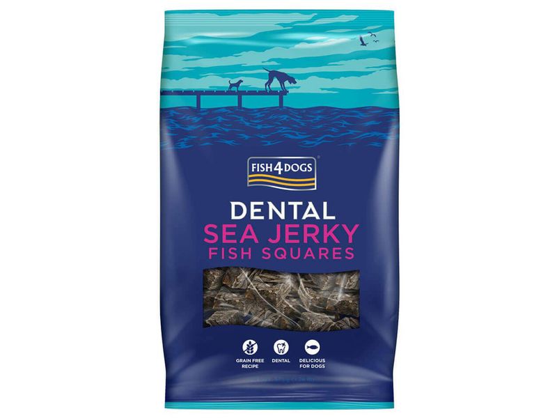 Fish4Dogs Dental Sea Jerky Fish Squares 575g