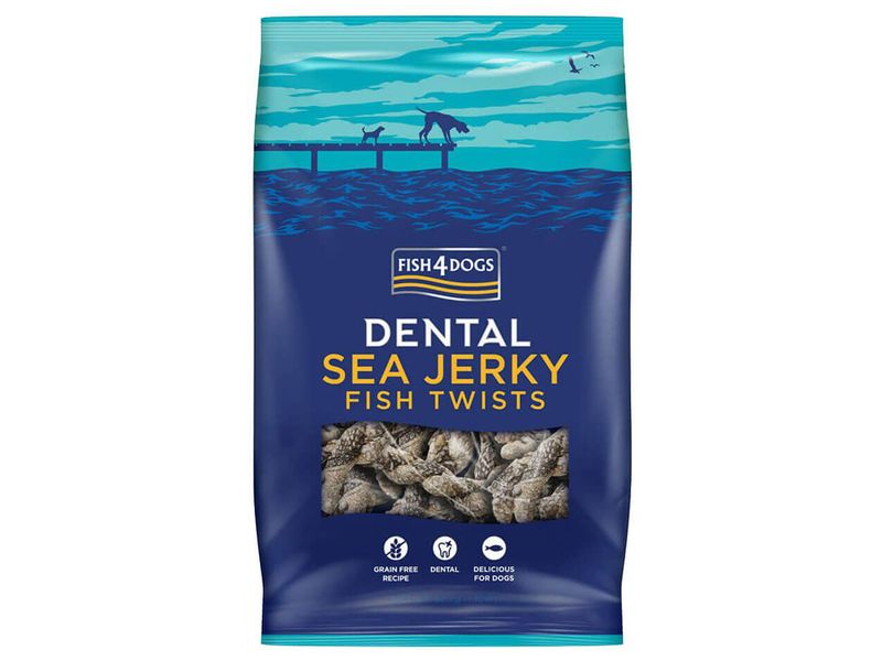 Fish4Dogs Dental Sea Jerky Fish Twists 500g
