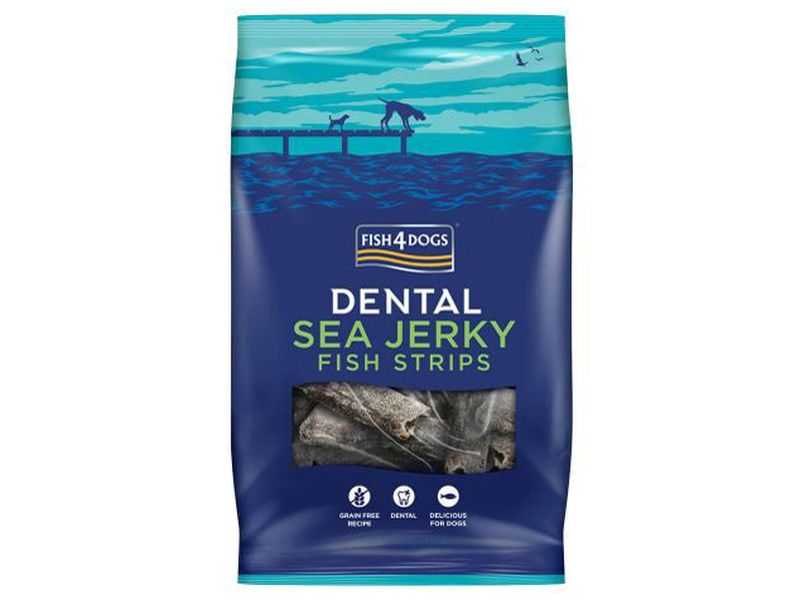 Fish4Dogs Dental Sea Jerky Fish Strips 500g