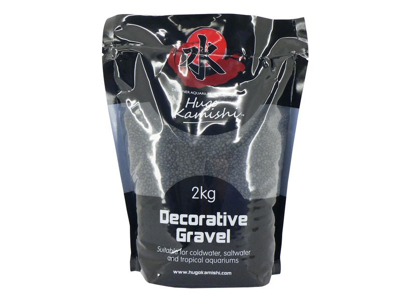 HUGO 2KG BLACK GRAVEL 2-4MM