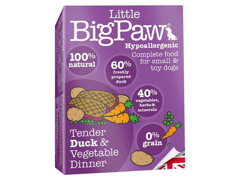 Little Big Paws Small Dog Duck & Veg 150g