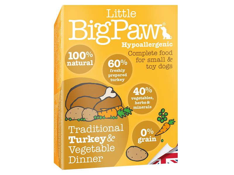 Little Big Paws Small Dog Turkey & Veg 150g