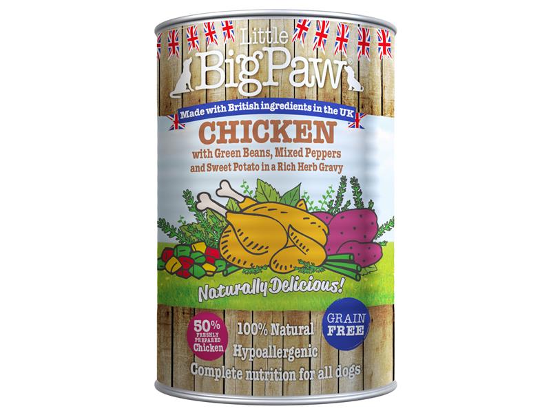 Little Big Paws Chicken & Potato Dog 390g