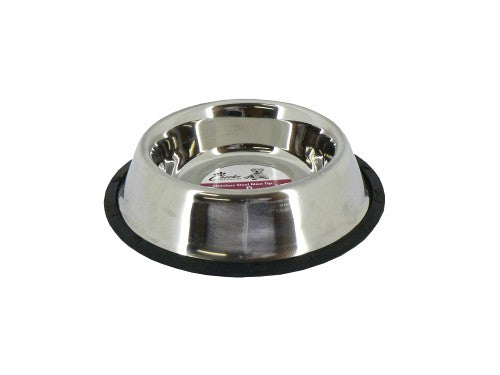 CHEEKO STEEL NON-SLIP/TIP BOWL 750ML 7"