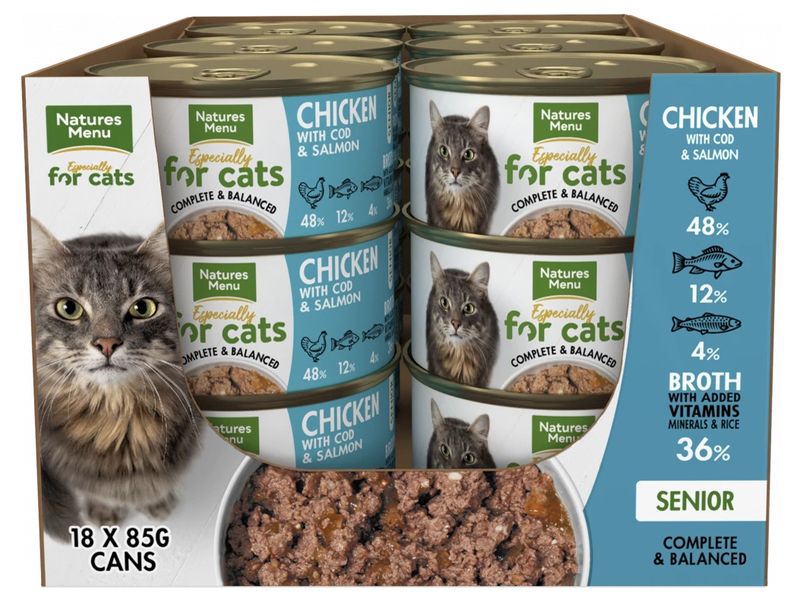 NAT MENU Cat Tin Senior 85G