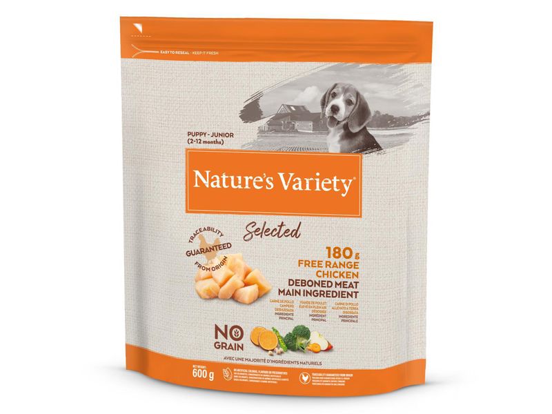 NATURES VARIETY PUPPY CHICKEN 600G