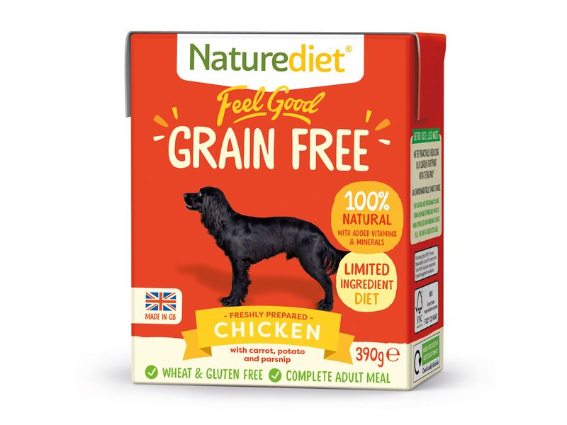 NATUREDIET GRAINFREE CHICKEN 390G 18PK