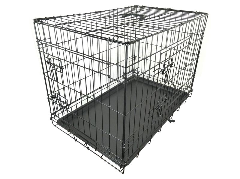 BLACK FOLD FLAT CRATE 2D LGE 93X57X64CM