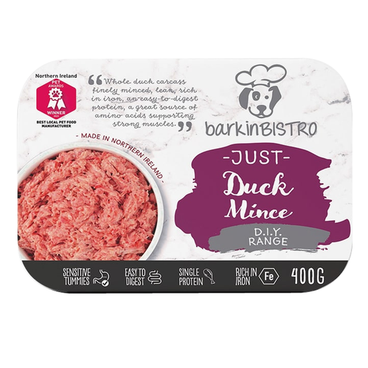 BarkinBISTRO Just Duck Mince 400g