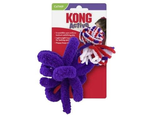 Kong Cat Active Rope Red & Purple
