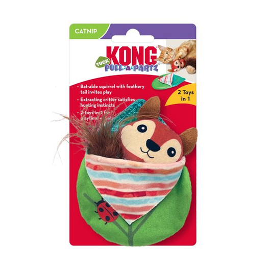 Kong Pull-A-Partz Tuck Squirrel 17cm