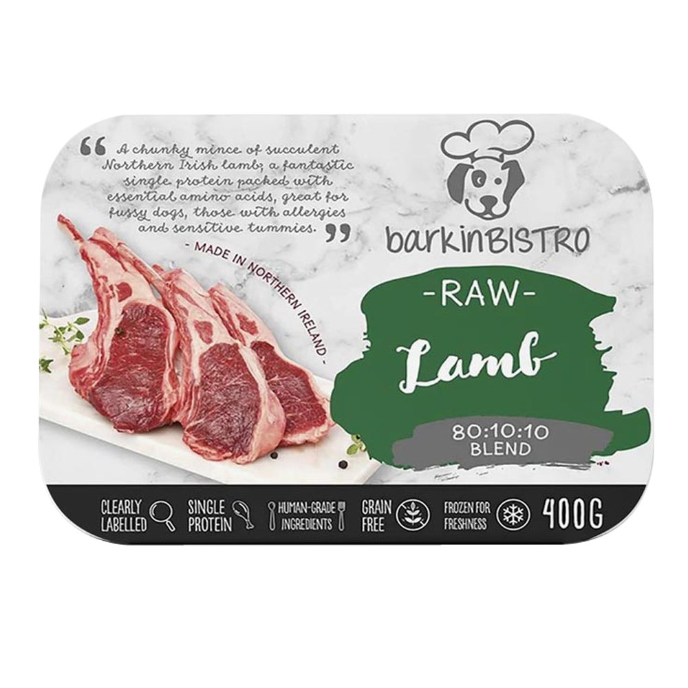 BarkinBISTRO Raw Lamb 80-10-10 400g