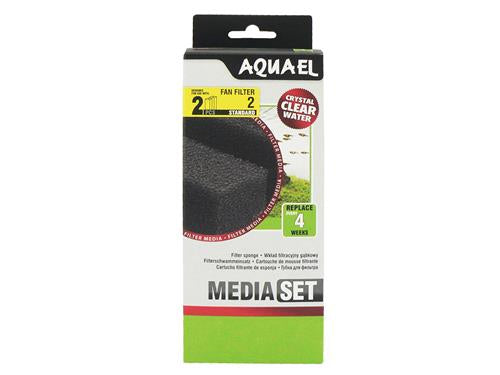 AQUAEL FAN 2 PLUS FILTER SPONGE (2PC)