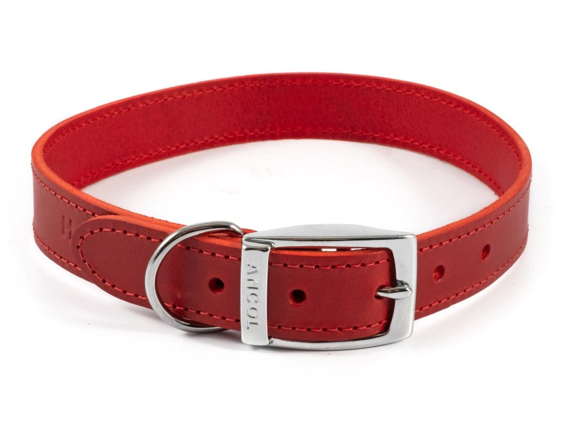 SEWN LINED COLLAR RED 18" S4