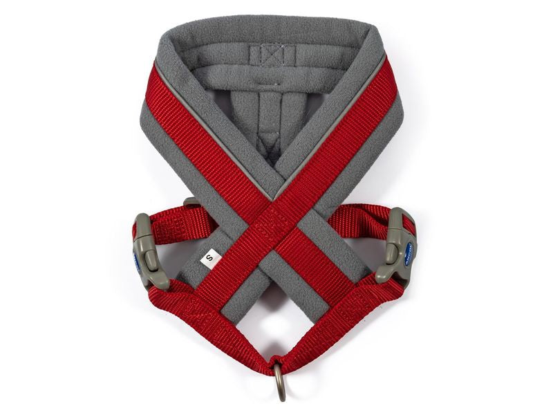 VIVA PADDED HARNESS RED SMALL