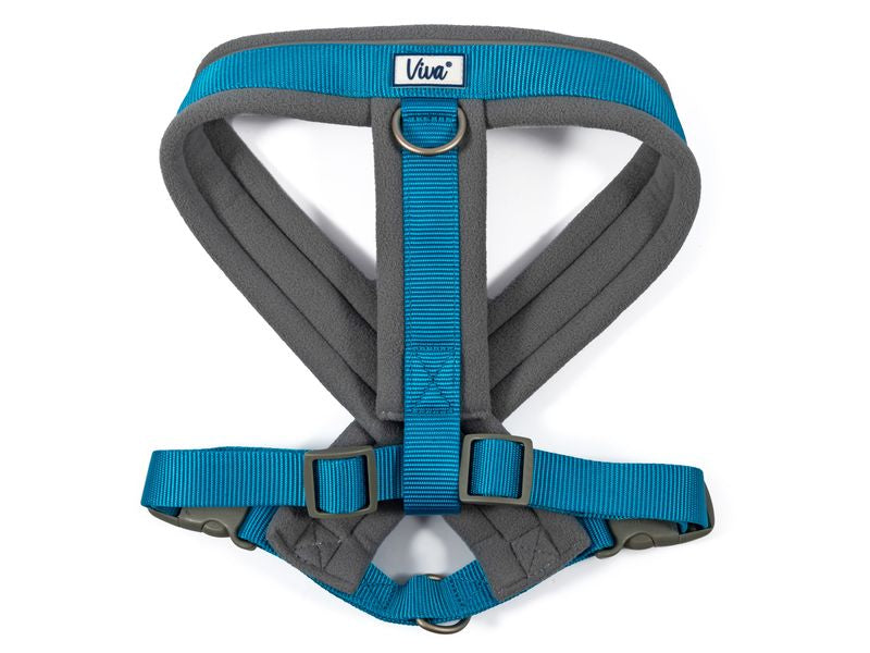 VIVA PADDED HARNESS BLUE LARGE