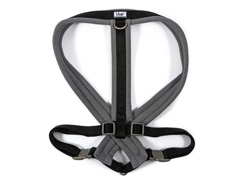 VIVA PADDED HARNESS BLACK XXLARGE
