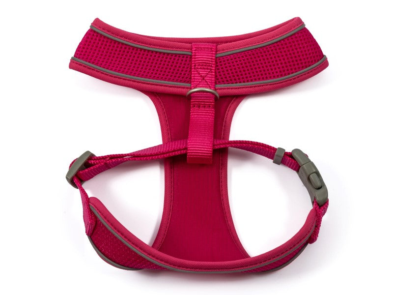 VIVA COMFORT MESH DOG HARNESS PINK MED