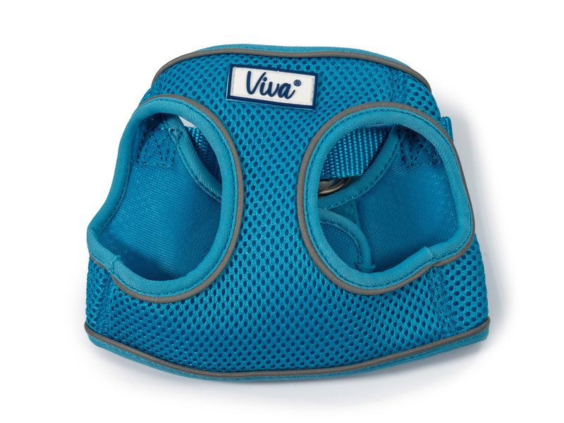 VIVA STEP IN MESH DOG HARNESS BLUE XS