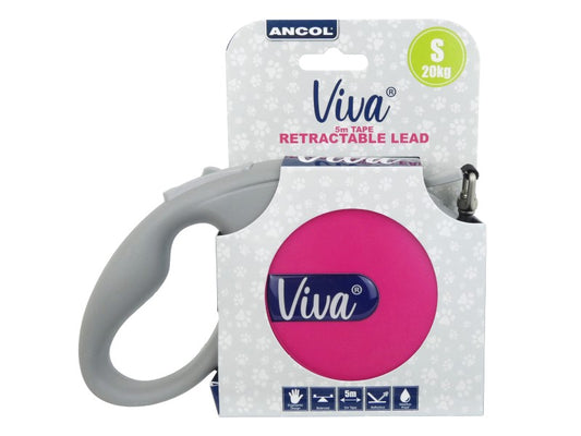 VIVA RETRACT 5M TAPE LEAD SML RASP 20KG