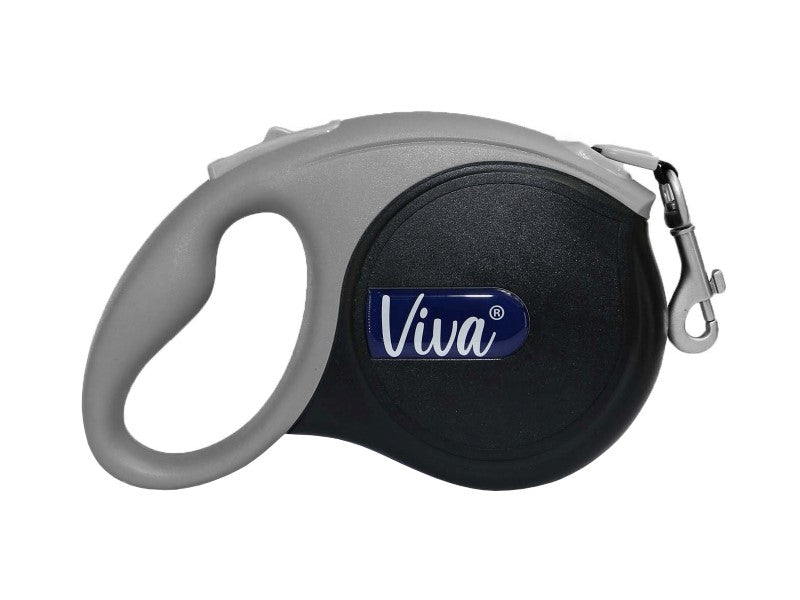 VIVA RETRACT 5M TAPE LEAD MED BLACK 30KG