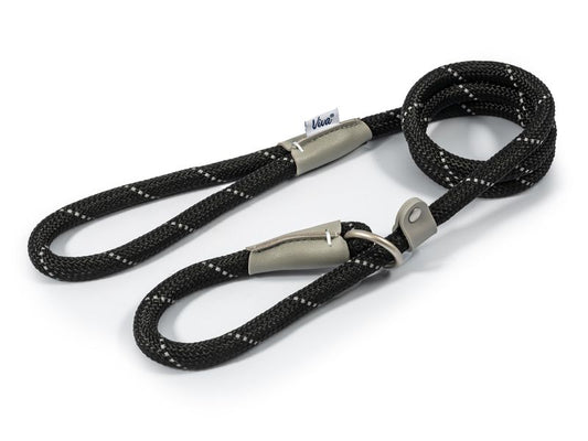VIVA ROPE SLIP LEAD BLACK12MMX1.2M