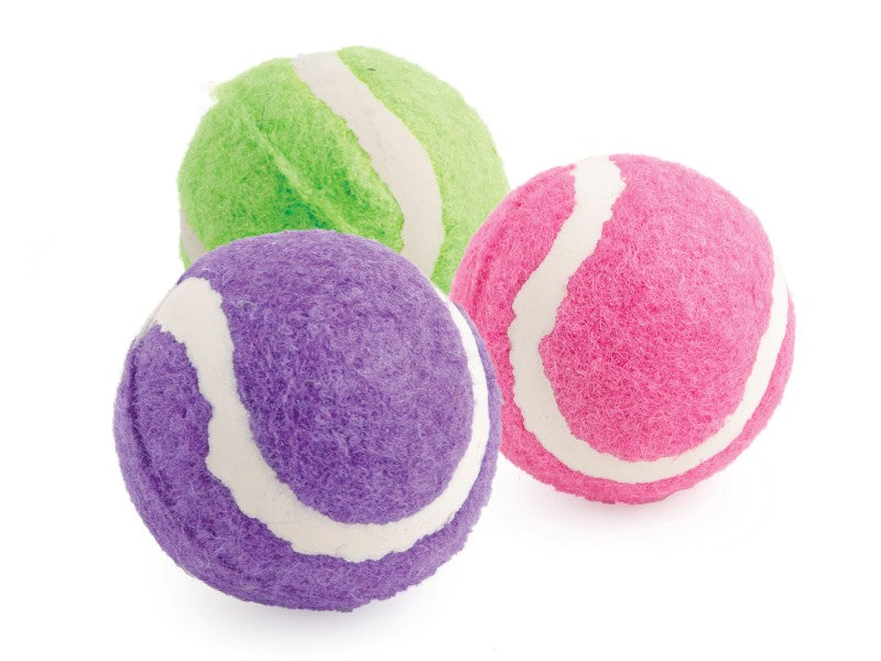 SMALL BITE MINI TENNIS BALLS 6PK 4.5CM