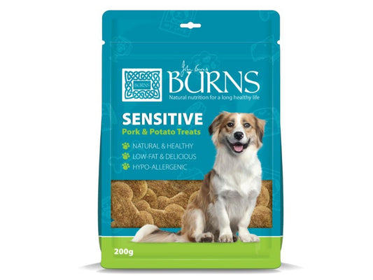 Burns Pork Bites Dog Treats 200g