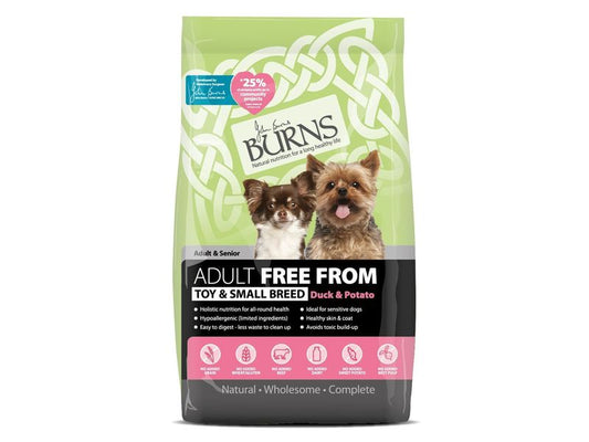 Burns Grain Free Small Breed Duck & Potato 2kg