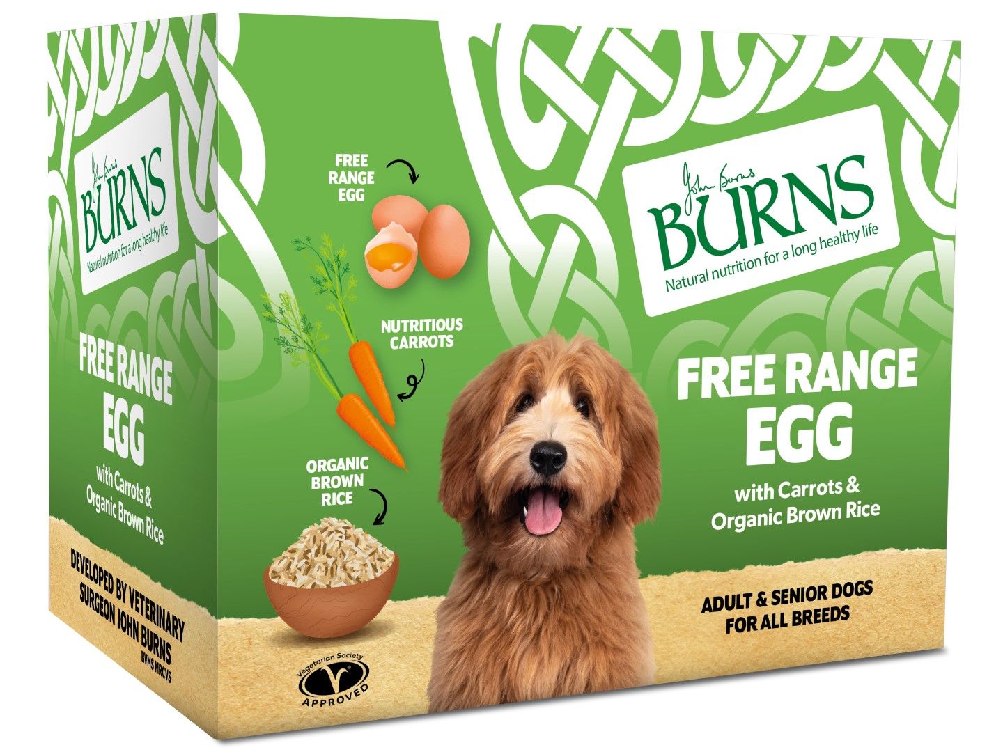 Burns Free Range Egg 395g 6pk
