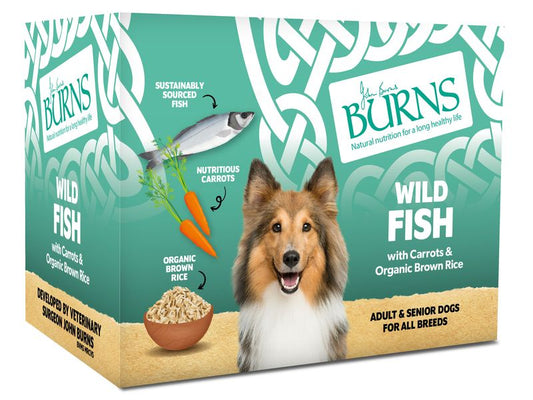 Burns Wild Fish 395g 6pk