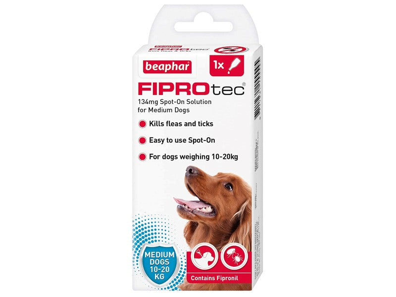*NI FIPROTEC SPOT ON MED DOG 1 TREATMENT
