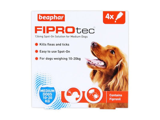 *NI FIPROTEC SPOT ON MED DOG 4TREATMENTS