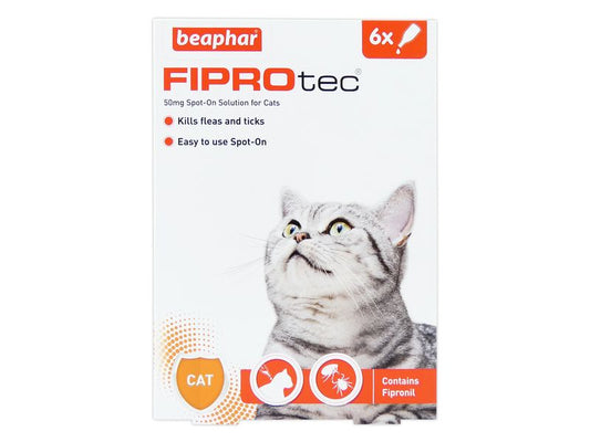 *NI FIPROTEC SPOT ON CAT 6 TREATMENTS