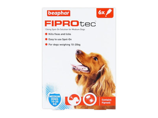 *NI FIPROTEC SPOT ON MED DOG 6TREATMENTS