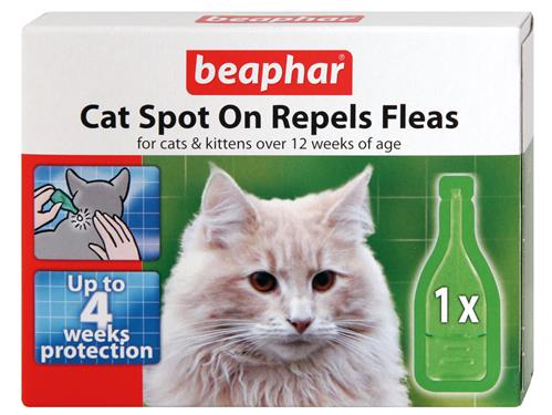BEAPHAR CAT FLEA SPOT ON 4WK
