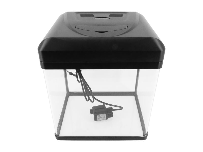 ADS CURVELLE C/WATER 16LT BLACK AQUARIUM