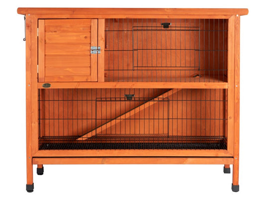 CHEEKO WOODEN HUTCH & UNDERRUN 48"
