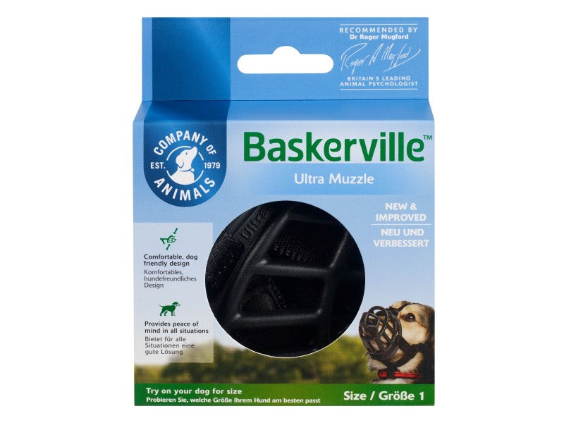 BASKERVILLE ULTRA MUZZLE SIZE 1